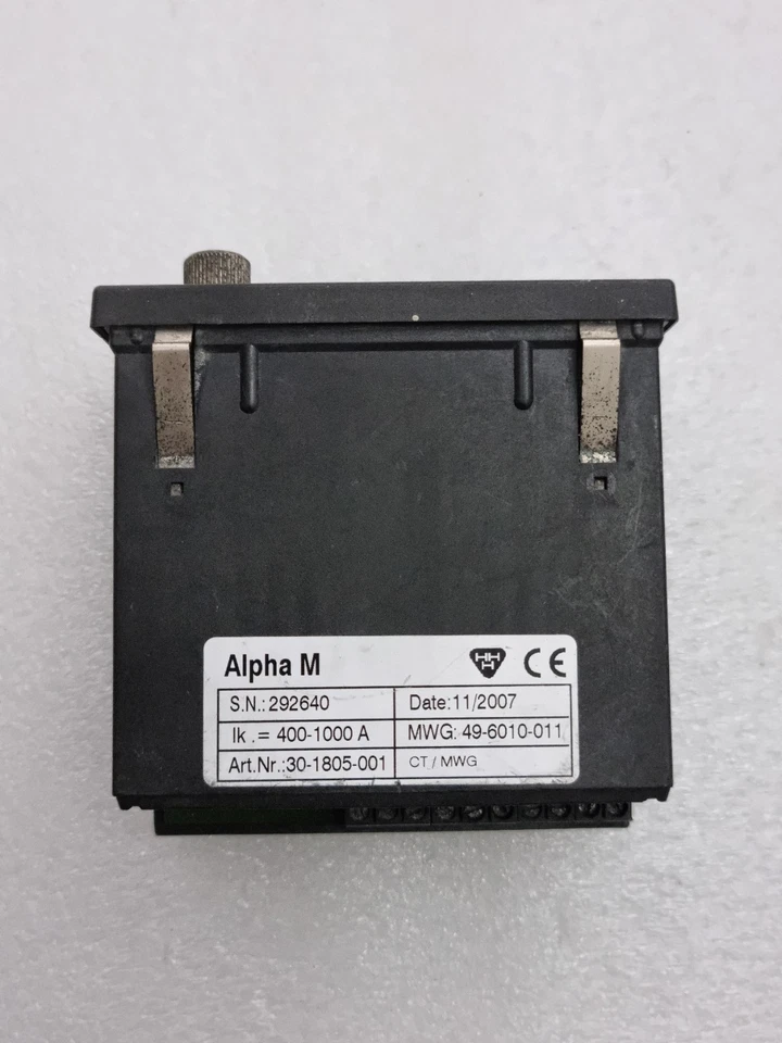 Horstmann Alpha M Short Circuit Fault Indicator Relay 400-1000A CT Operated